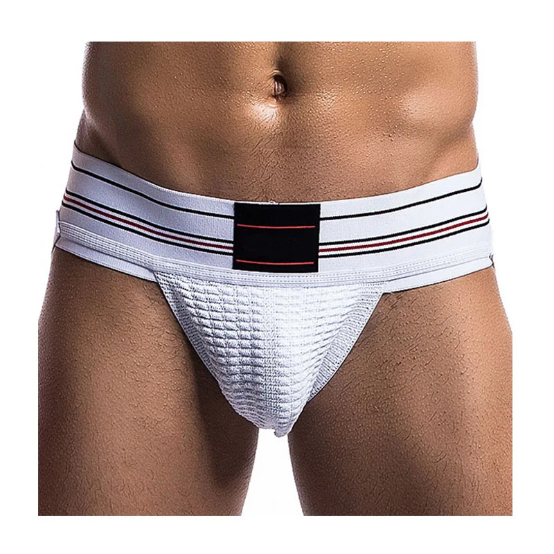 Сексуальное мужское нижнее белье брендовые Модные дышащие мужские джоки стринги