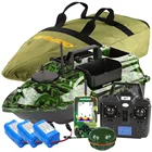 500 м камуфляжная Беспроводная GPS рыболовная приманка лодка 3 катапульта Hoppers LCD GPS Fishfinders с датчиком сонара детская игрушечная лодка с дистанционным управлением
