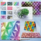 Чехол для ноутбука Apple MacBook Pro 131516 дюймаMacBook Air 1113 дюйма, серия 3D рисунков, устойчивый к царапинам защитный чехол