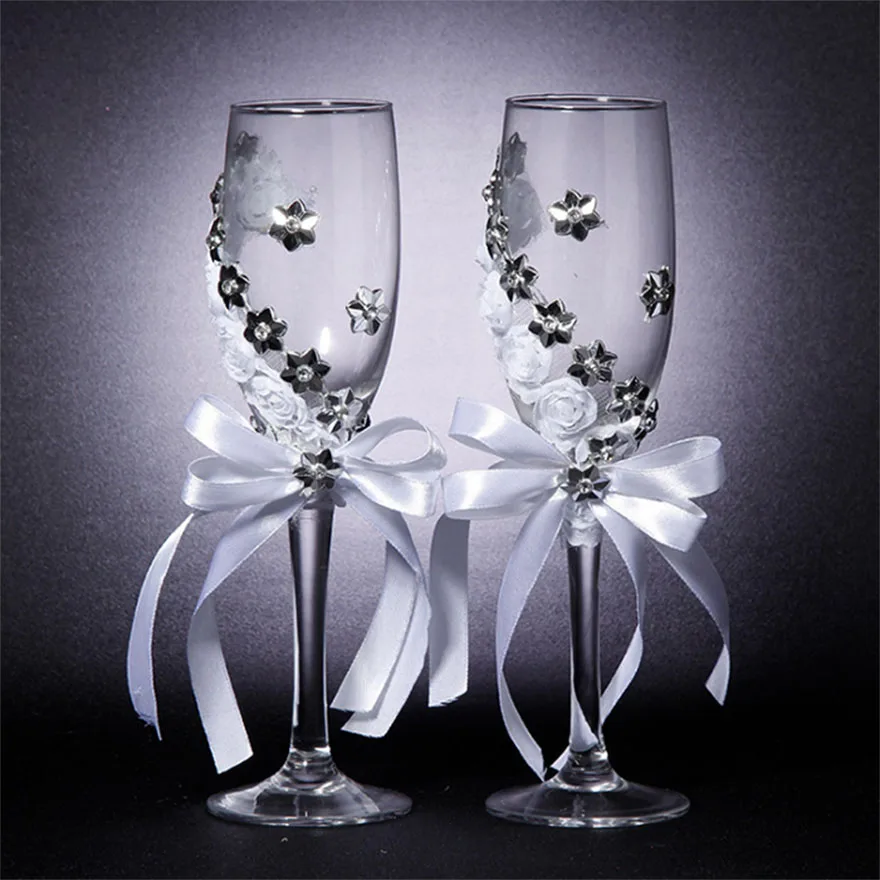 Свадебное украшение набор из 2 предметов гексапетовый Хрустальный цветок