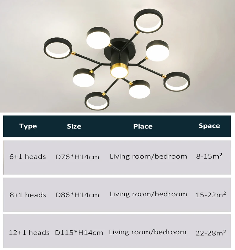 

New square LED chandelier bedroom lamp living room lamp children's room lamp hall lamp lighting