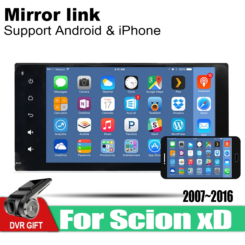 ZaiXi Android автомобильный GPS мультимедийный плеер для Scion xD 2007 ~ 2016 навигатор Радио