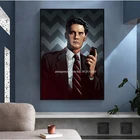 Настенная картина Кайл маклаклан, двойные пики, настенные плакаты и принты, украшение для дома