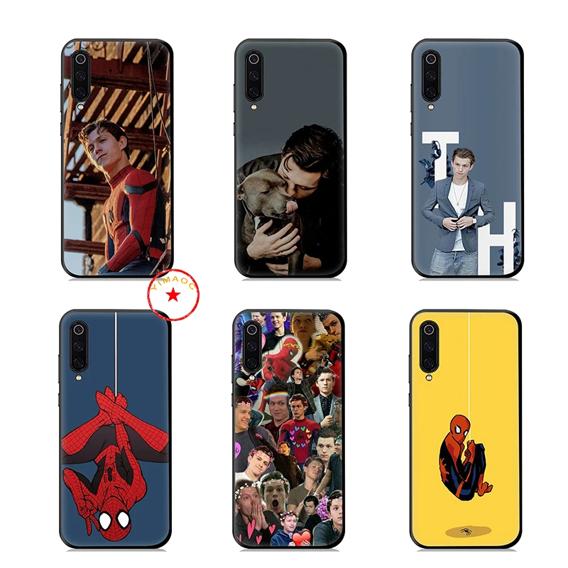 Tom Holland Spider Man Soft Case for Xiaomi Mi A1 A2 A3 8 9 Se Lite 9T Pro Max 3 Mia1 Mia2 MiA3 Pocophone F1 |