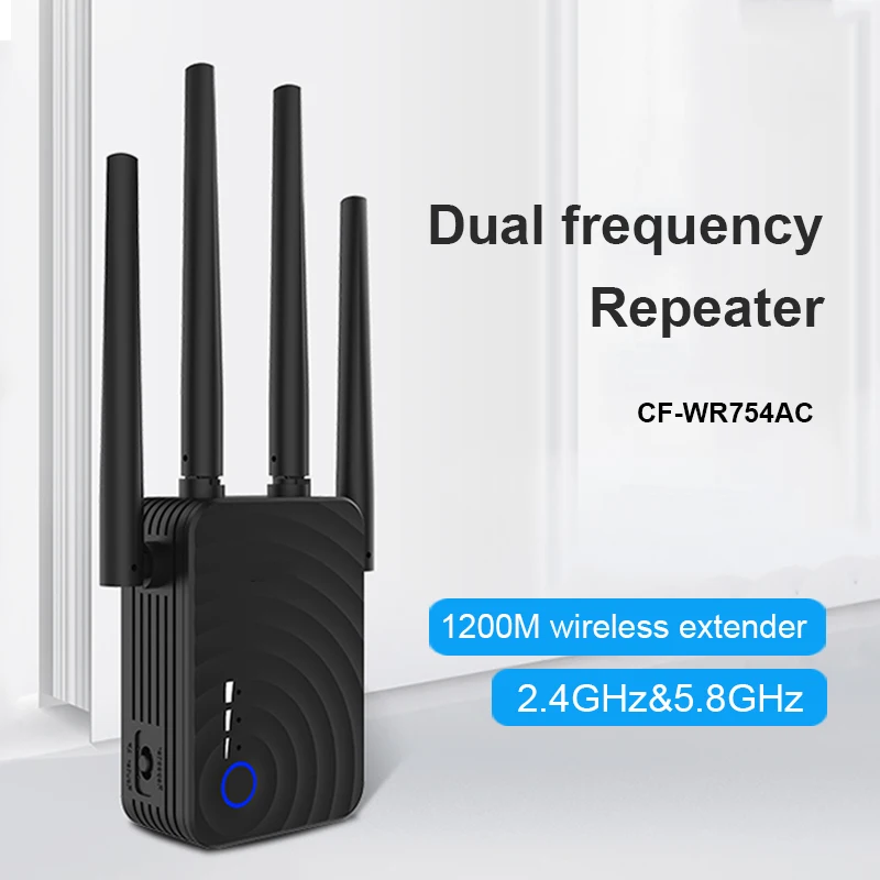 1200 Мбит/с беспроводной Wifi удлинитель ретранслятор/маршрутизатор