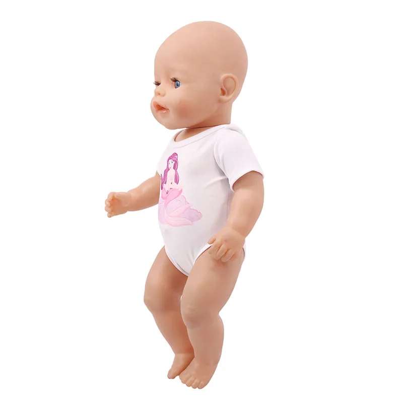 Женский купальник с рисунком единорога русалки для 18 дюймовых американских