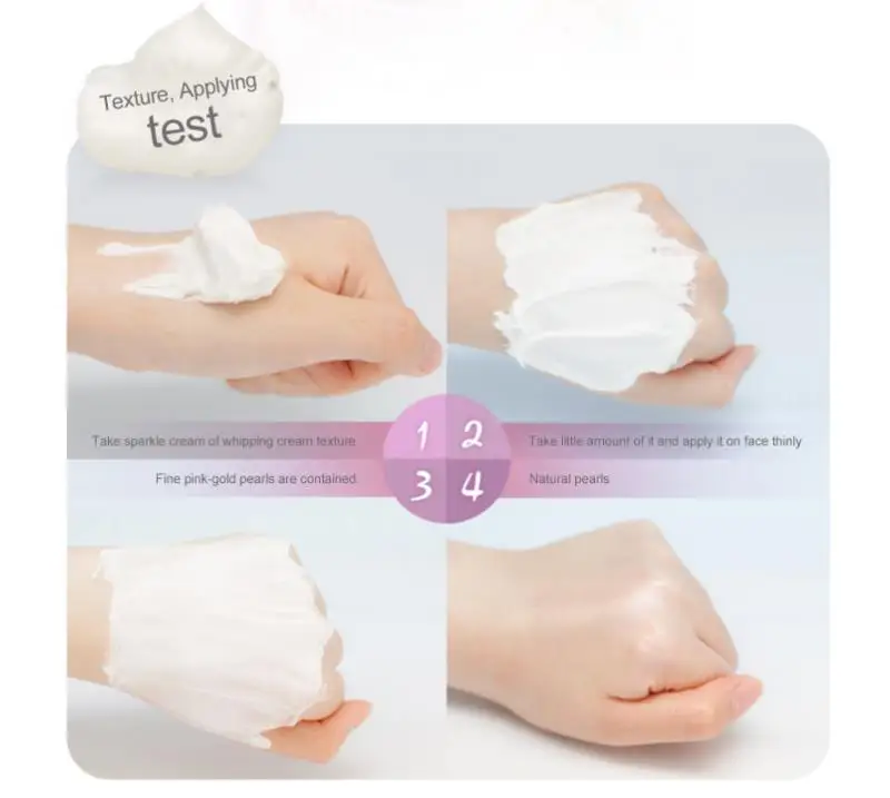 

ELIZAVECCA Milky Piggy Moisture Sparkle Cream Face Care Adenosine Anti-wrinkle Niacin Amide Whitening Cream Facial Makeup Base