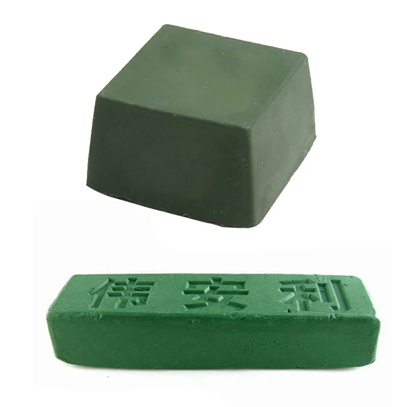 Полировальная паста зеленая тонкая абразивная для металлических лезвий