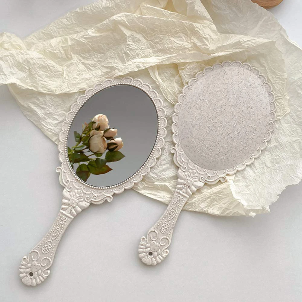 Винтажное ручное зеркало Маленькие Ручные декоративные зеркала для макияжа