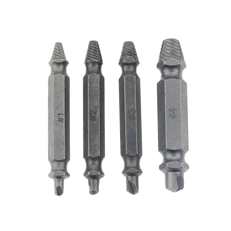 4 шт. набор сверл для извлечения поврежденных винтов | Инструменты