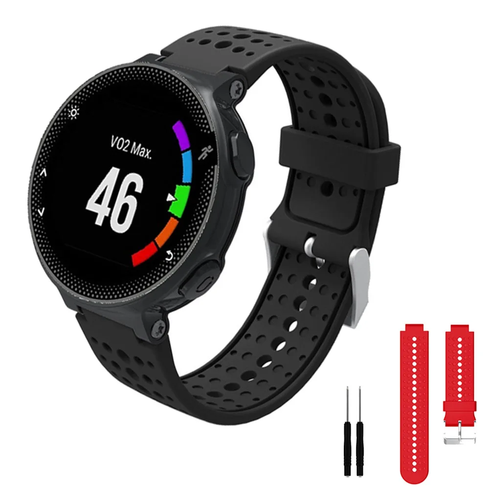 Силиконовый сменный ремешок для часов Garmin Forerunner 230 / 235 220 620 630 735/735XT часы спорта на