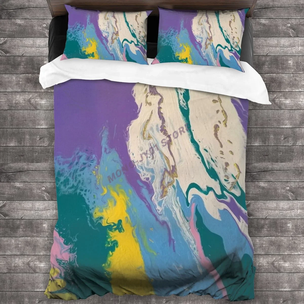 

Abstract Painting- South Beach, Art Deco District-Hotels On Ocean Drive Bedding Set Duvet Cover Pillowcases Comforter Bedding