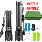 ZK20 XHP90 XHP70 светодиодный фонасветильник самый мощный фонасветильник 18650 26650 USB фонарь охотничий Фонарь ручной светильник USB Перезаряжаемый