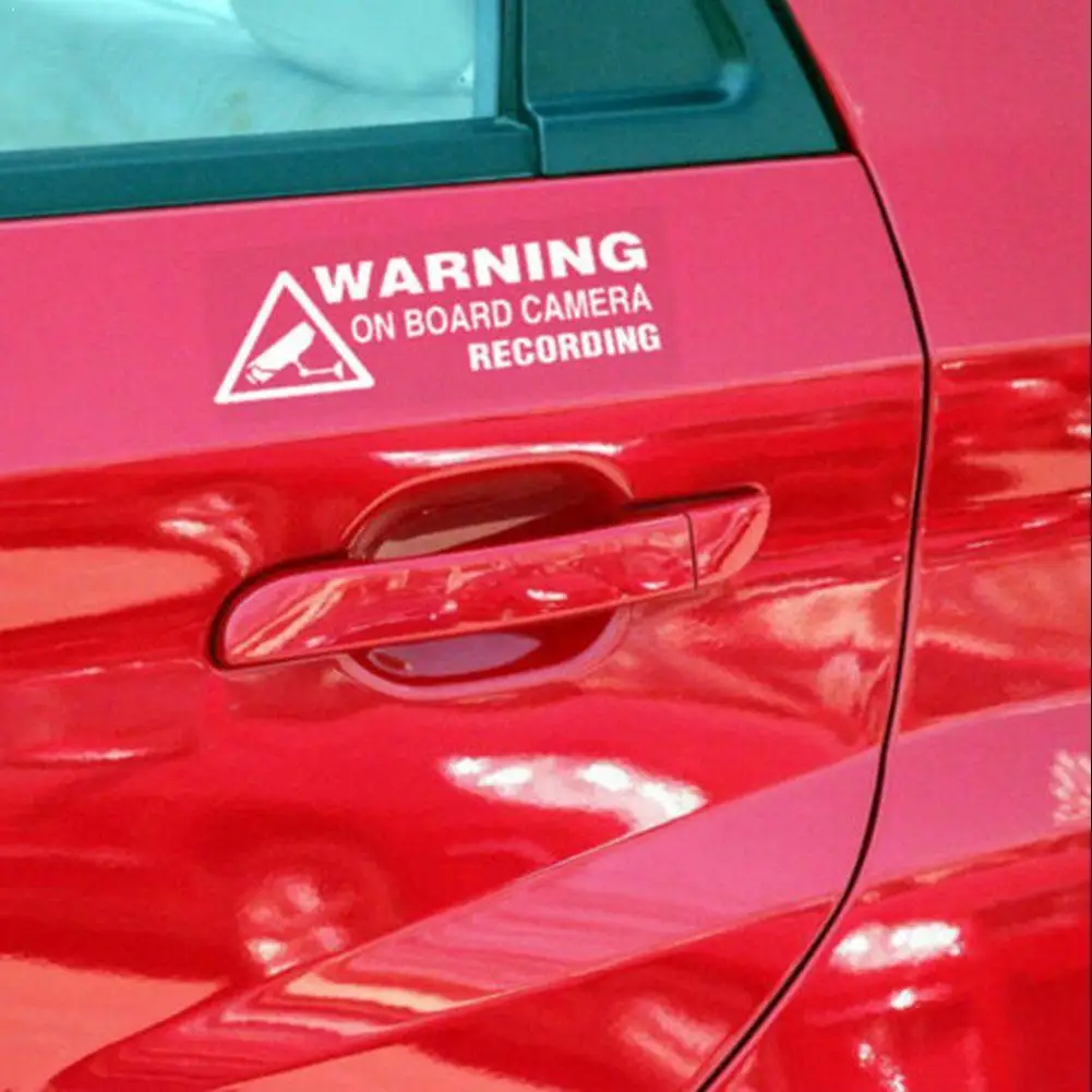 Лидер продаж предупреждающая доска записывающая камера автомобильная наклейка