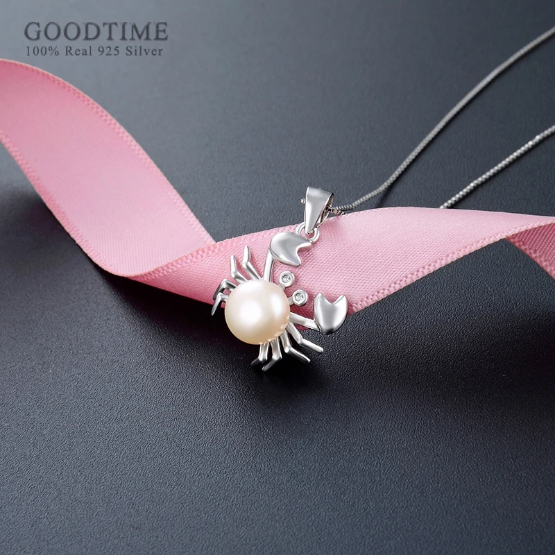 Женское вечерние жерелье из серебра 925 пробы с пресноводным жемчугом | Украшения