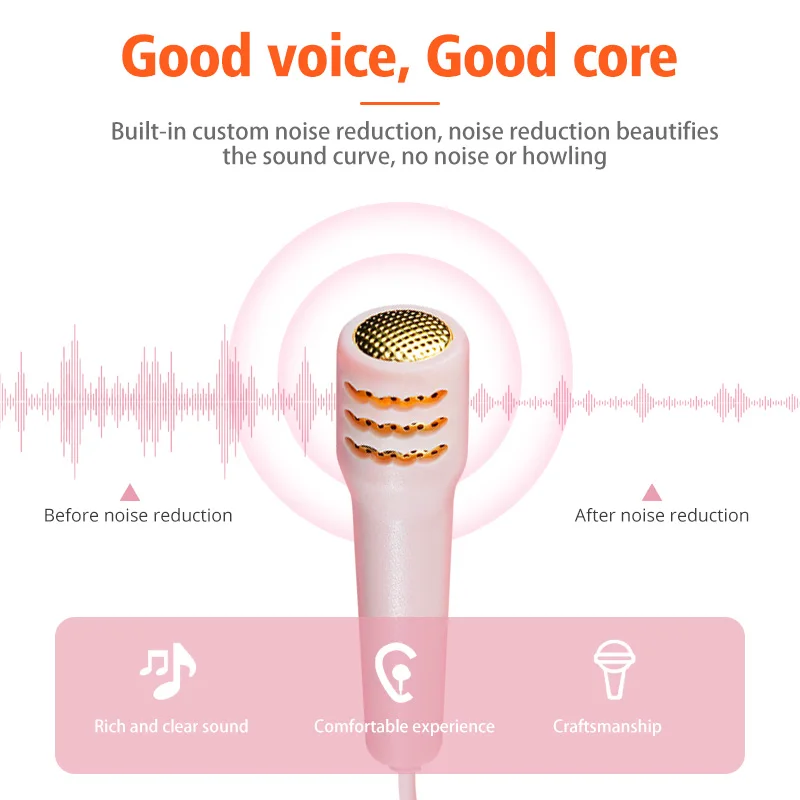 Портативные проводные наушники DISOUR Hi-Fi с басами и мини-микрофоном гарнитура для