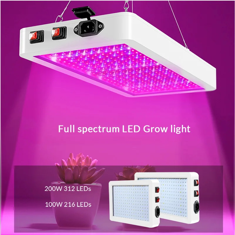 Полный спектр светодиодный Grow светильник 410 730nm 1000W 1200W Фито для роста растений в