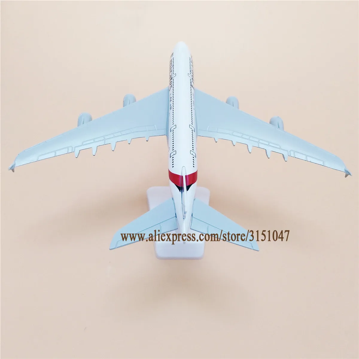 20 см модель самолета Air Объединенные Арабские Эмираты A380 Airbus 380 Airways Airlines