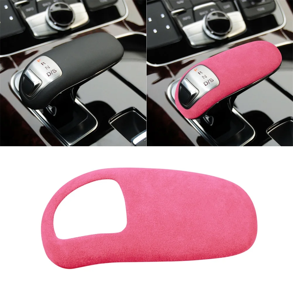 

Car Gear Shift Head Cover Soft Leather Trim Sticker Decoration for A8 2011-2017 Car Interior Decoration Accessories Dropshipping