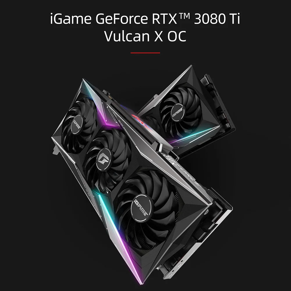 

Colorful iGame GeForce RTX 3080 Ti Vulcan X OC Graphics Card 12GB 384 Bit GDDR6X Computer Gaming Video Card for Computer PC New