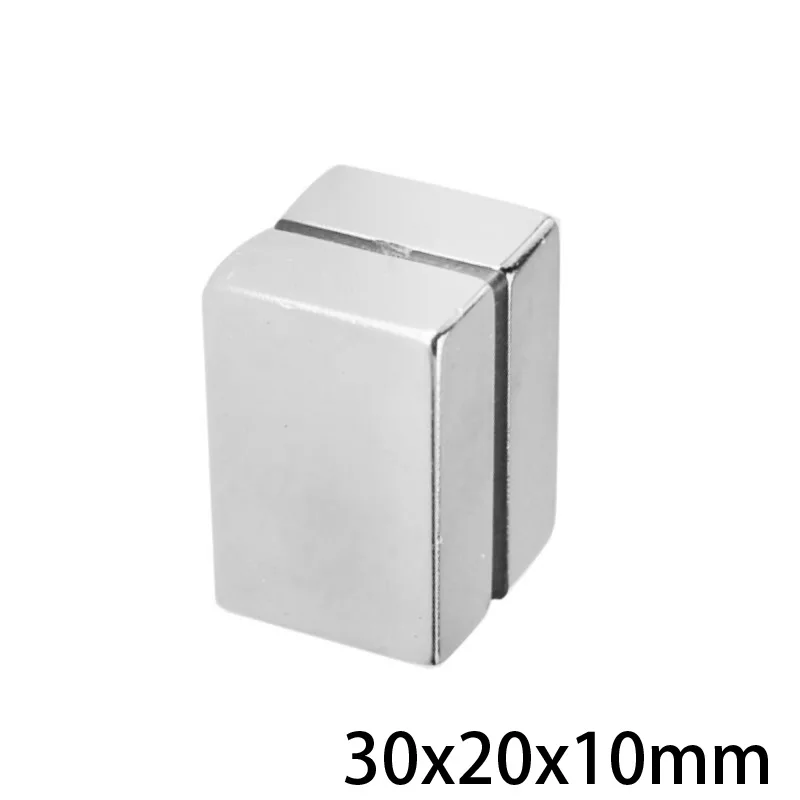 1/2/3/5/10 шт 30x20x10 Сильный квадрат Неодимовый Магнит 30*20*10 мощный магнит NdFeB мм