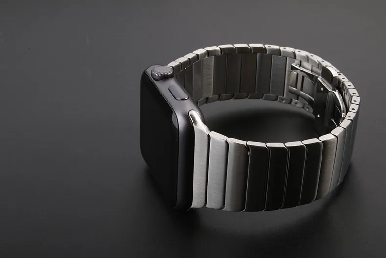Роскошные Металлические ремешки для Apple watch band 44 мм 42 мм iwatch series 5 4 3 2 браслет из нержавеющей стали 40 мм 38 мм Бабочка петля