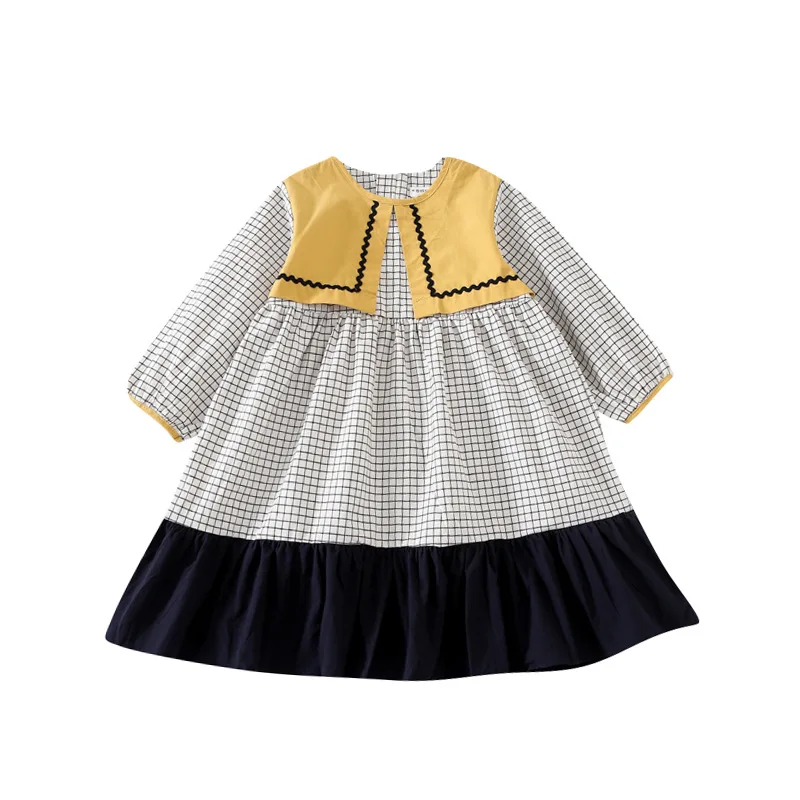 

Girls 2020 Autumn New Korean style dress long-sleeved children's fashionable little girl princess dress kids dress