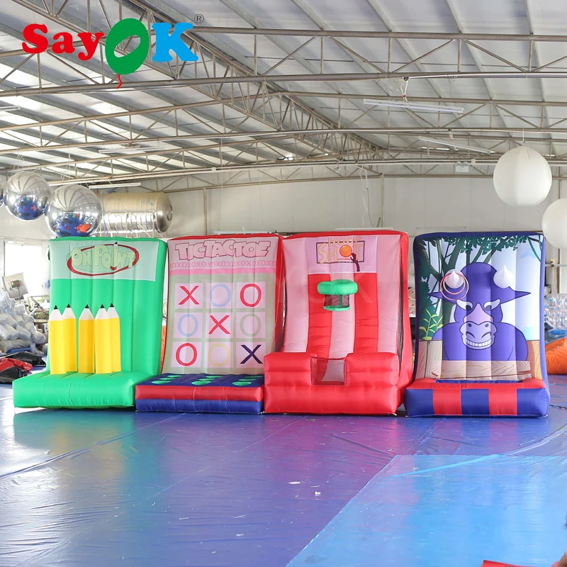 Дешевая надувная игра в виде кольца-карандаша 2mH/надувной баскетбольный обруч