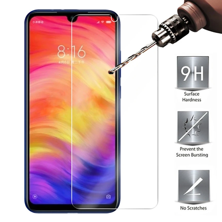 Закаленное стекло для Xiaomi Redmi Note 7 4 1 шт. Защитное экрана 6 5 8 Pro 6A Plus 7A|screen cover|glass