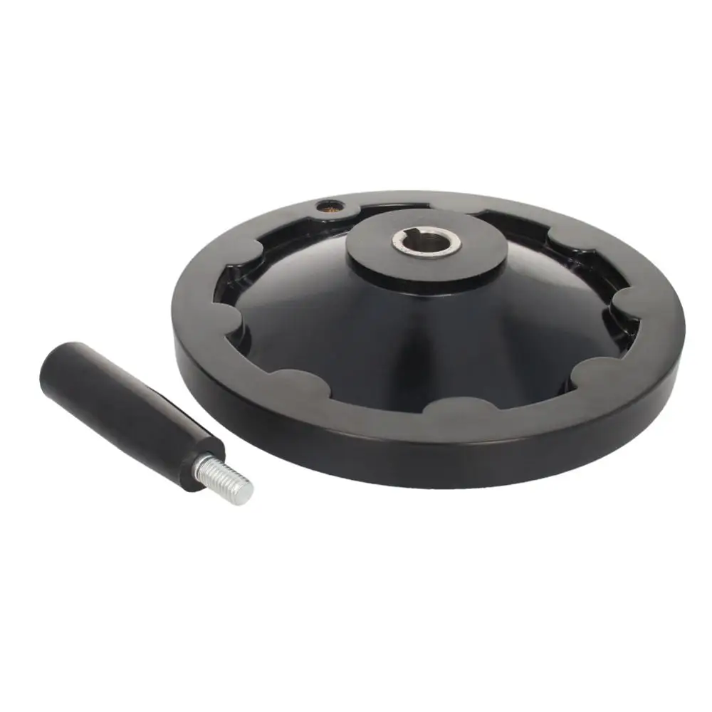 Hot 1pcs/2pcs Back Ripple Hand Wheel 8~18mm Central Hole Diameter Machine Accessories Machining For Lathe Milling Tools |