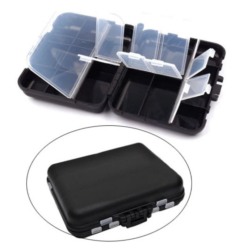 2019 Рыболовные Снасти Коробка двухсторонняя много отсеков водонепроницаемые