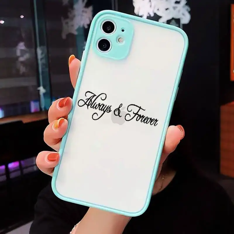

The Vampire Diaries Phone Cases matte transparent For iphone 7 8 11 12 plus mini x xs xr pro max cover