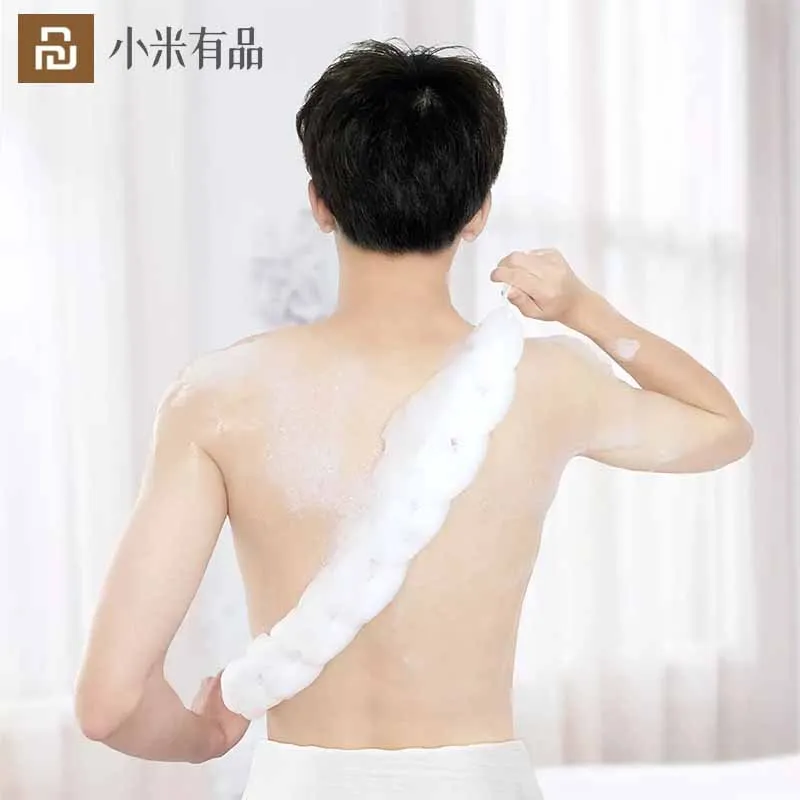 

New Youpin QUALITELL Strip Mesh Bath Towel Rubbing Back Soft Bubbles Skin Scrubber Household Bathroom And Relaxing Bath Cleaning