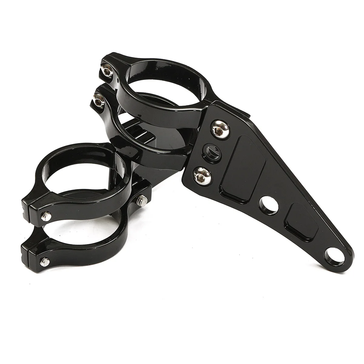 1 пара черный 41 мм алюминиевый Монтажный кронштейн фар мотоцикла вилка для Harley