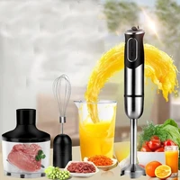 4 in 1 stainless steel 750 1500w immersion hand stick blender mixer vegetable meat grinder 500mlchopper whisk 800ml smoothie cup