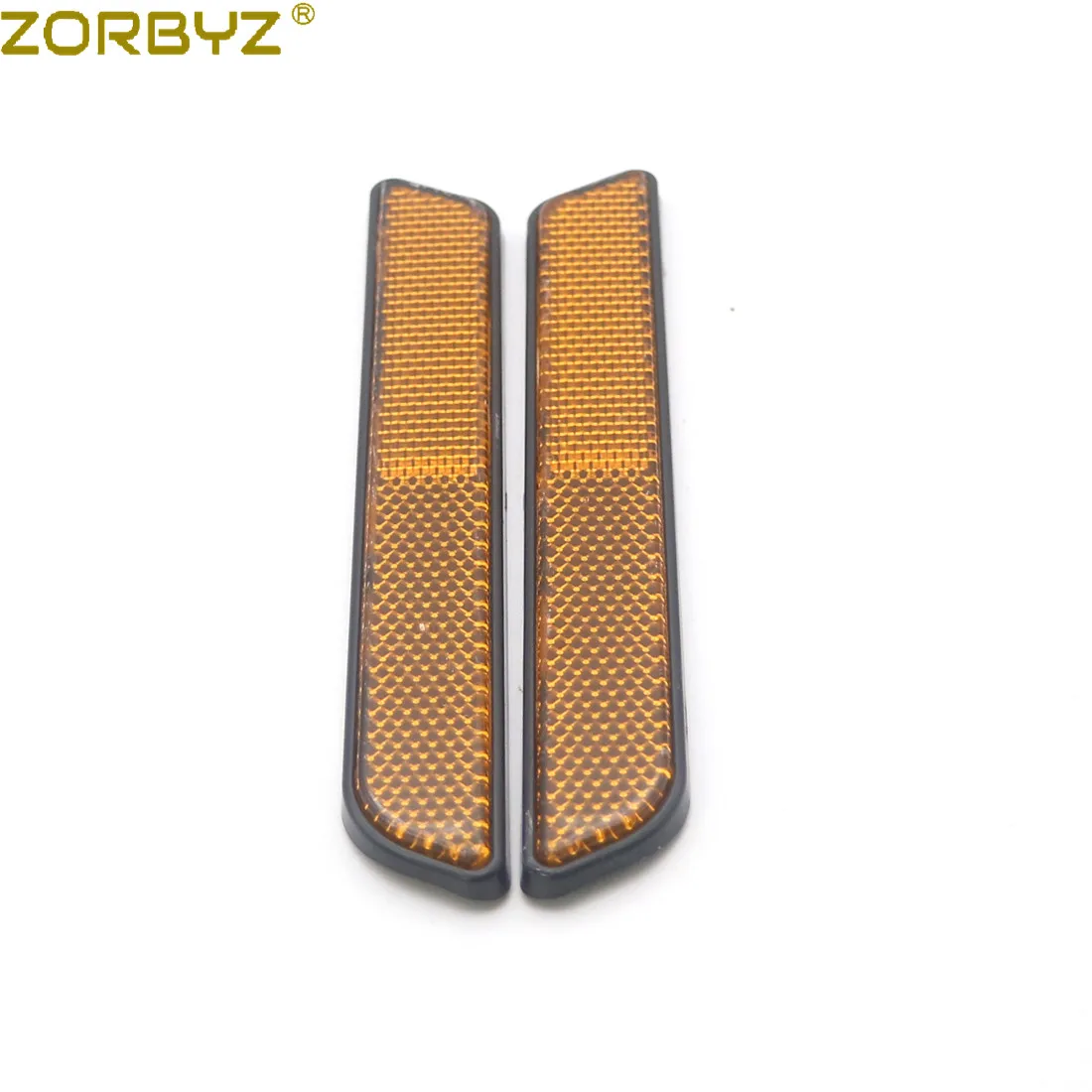 ZORBYZ мотоциклетный Янтарный отражатель передней вилки для Harley Touring Нижние ножки