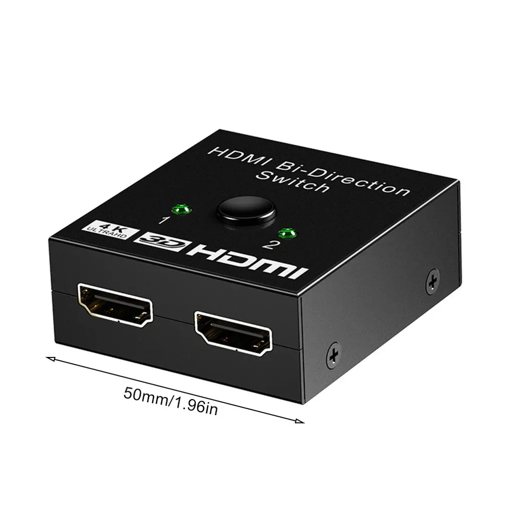 HDMI переключатель Bi Direction 4K коммутатор 2 в 1 выход сплиттер 1x 2/2x1 адаптер Выход