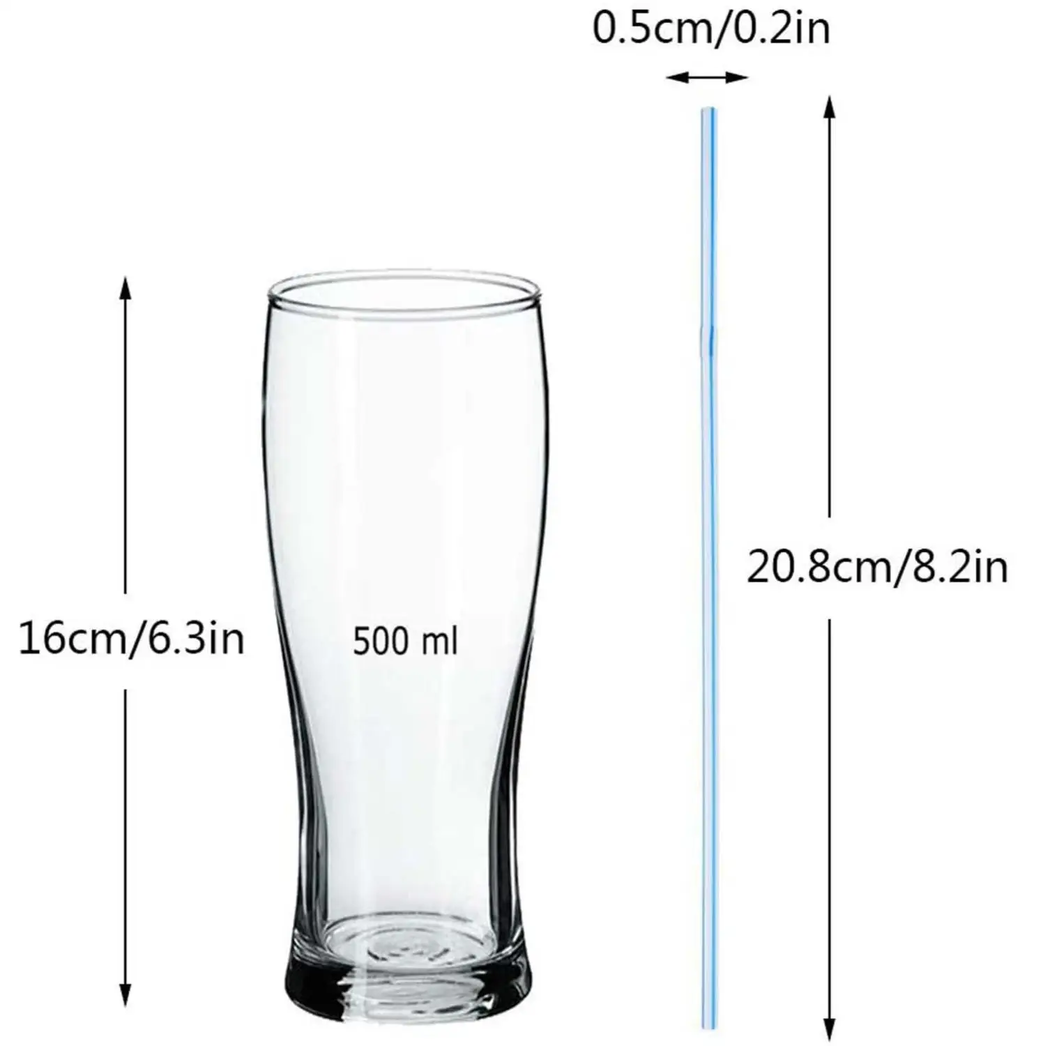 

300pcs Plastic Drinking Straws 8 Inches Long Multi-Colored Striped Bedable Disposable Straws Party Multi Colored Rainbow Straw