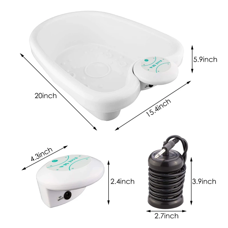 Foot Spa Bath Massager Machine Mini Detox Electric Cleanse Massage Health Products | Обустройство дома