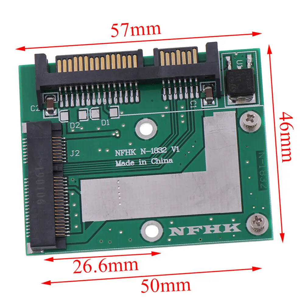 MSATA SSD до 2 5 ''SATA 6 0 gps адаптер конвертер плата модуля карты мини для планшетных