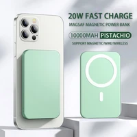 2022 new 10000mah magnetic power bank external auxiliary battery for iphone 13 12 pro max powerbank magnetic wireless chargering