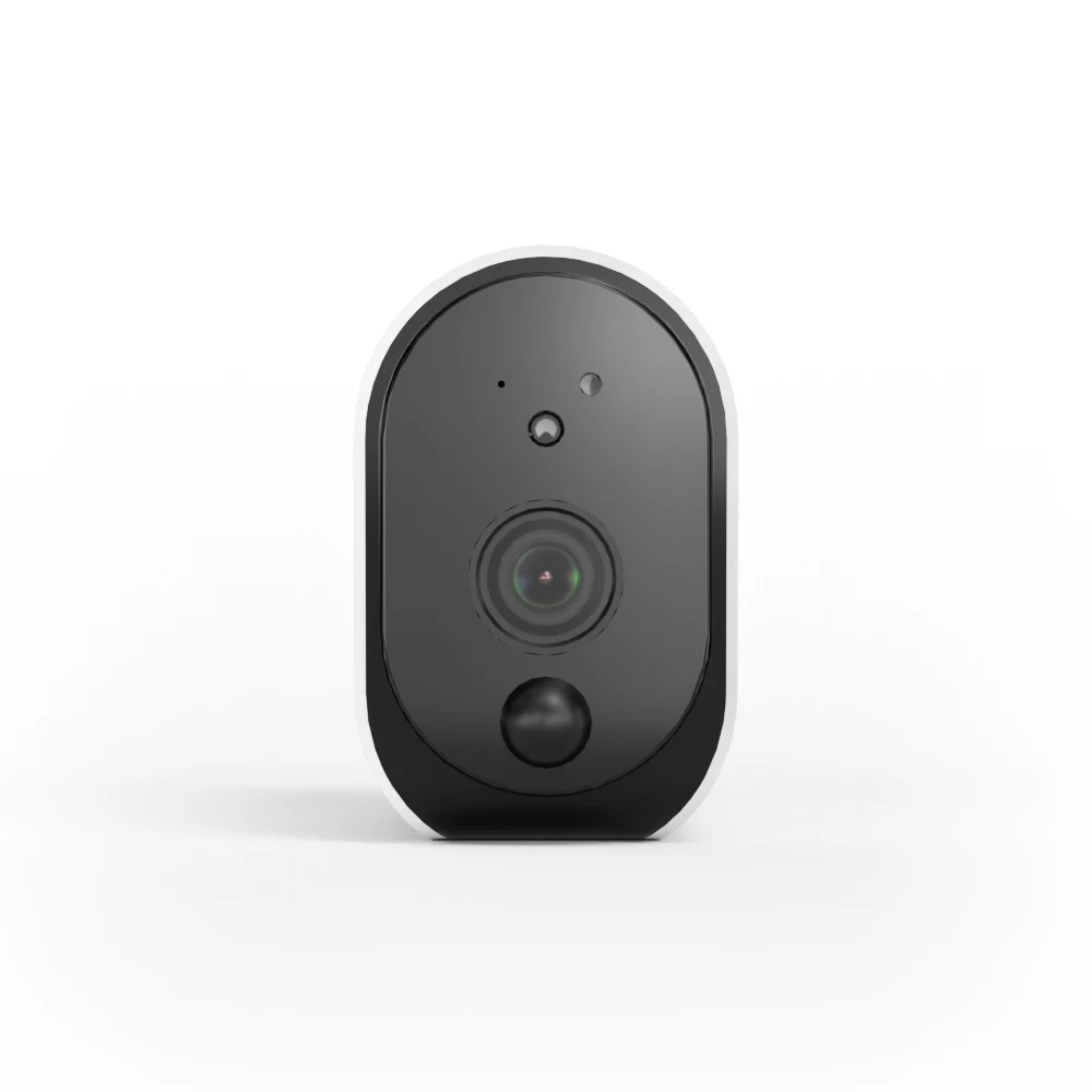 

White 1080P Smart Life Outdoor Wireless WiFi Google Alexa Battery Tuya Powered IP65 Camera Two Way Audio Rechargeable Cloud