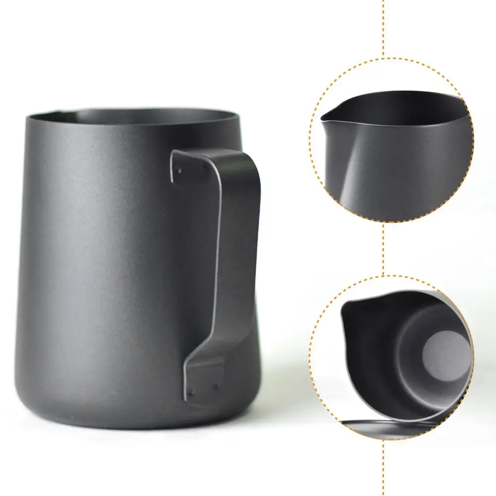 Антипригарным Нержавеющая сталь кувшин для вспенивания молока эспрессо Кофе