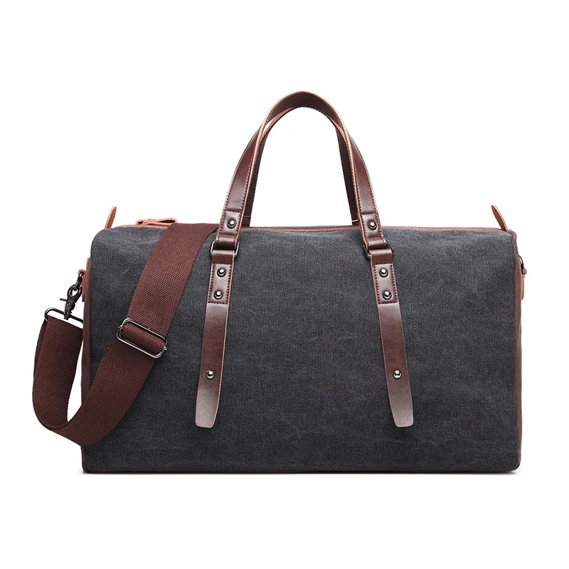 

Good Qualtiy Men Travel Bag Canvas Shoulder Crossbody Outdoor Bags Mens Retro Rucksack Trekking Zipper Messenger Bag Wholesale