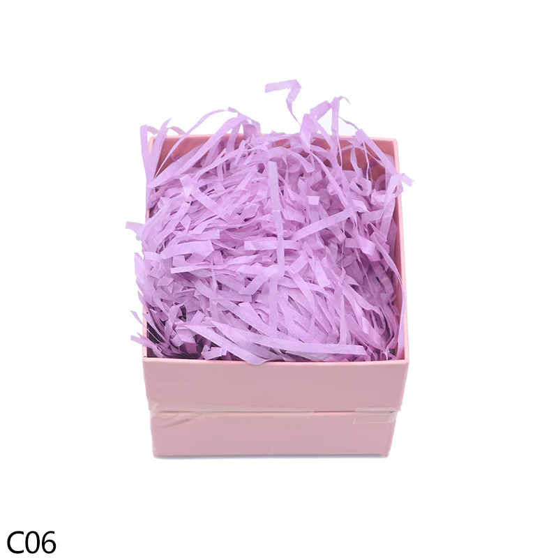 C06 10/20/50 г DIY бумажная рафия измельченные морщинка Бумага конфетти подарки/коробка наполнение Материал наряд в качестве подарка на день рождения Свадебная вечеринка украшения свадебные принадлежности - Цвет: C06