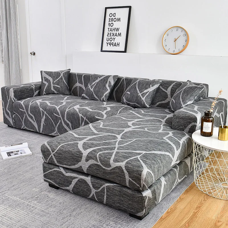 

sofa cover elastic couch cover sectional chair cover It needs order 2pieces sofa cover if your sofa is corner L-shape sofa