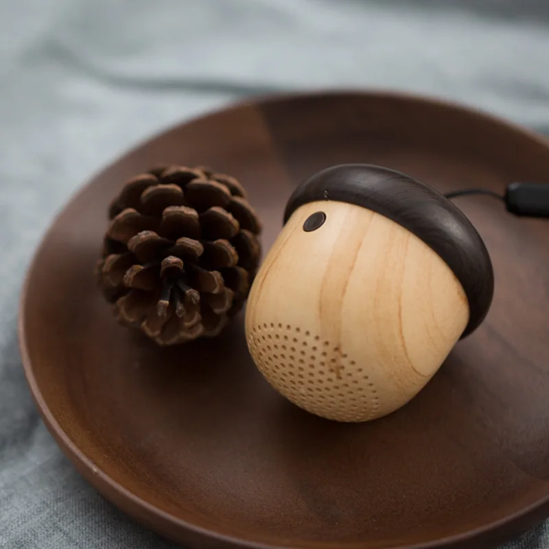 Creactive Cute Blurtooth Speaker Hazelnut Shape USB Rechargeable Portable Wireless Bluetooth Home Decor Mini | Электроника