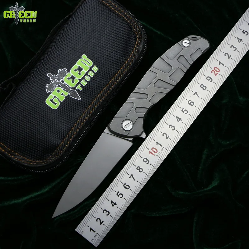 Складной нож Green thorn Flipper карманный складной резец с титановой ручкой стальное