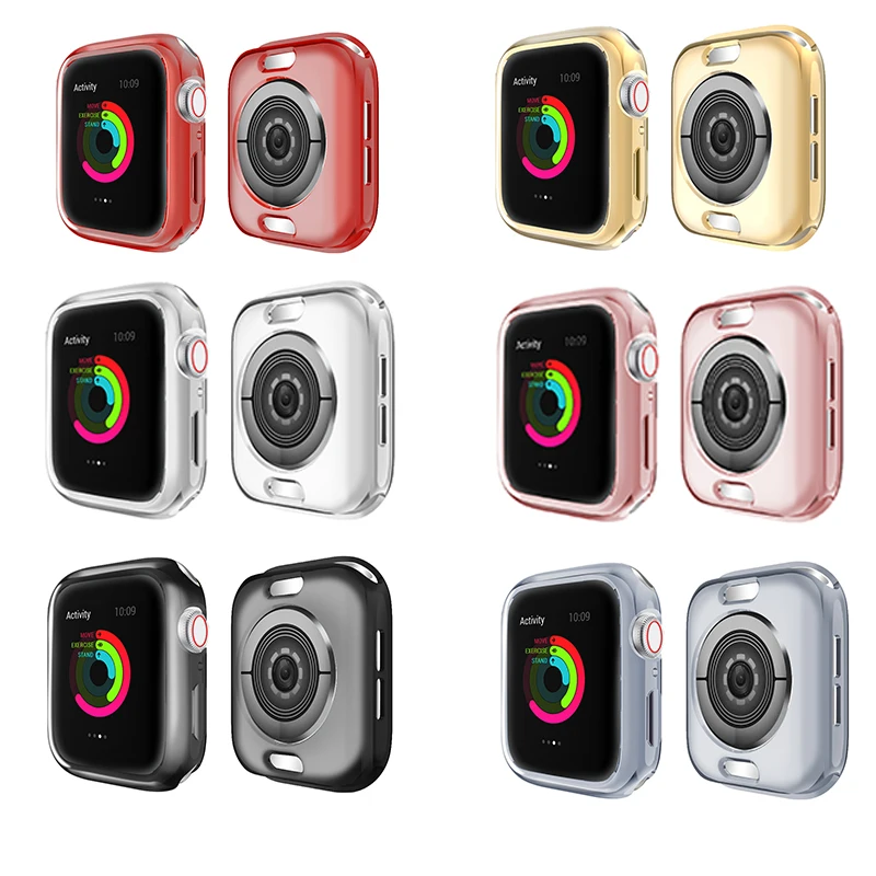 Чехол для часов Apple Watch 4 5/2/1 40 мм 44 наполовину покрытый гальваническим покрытием