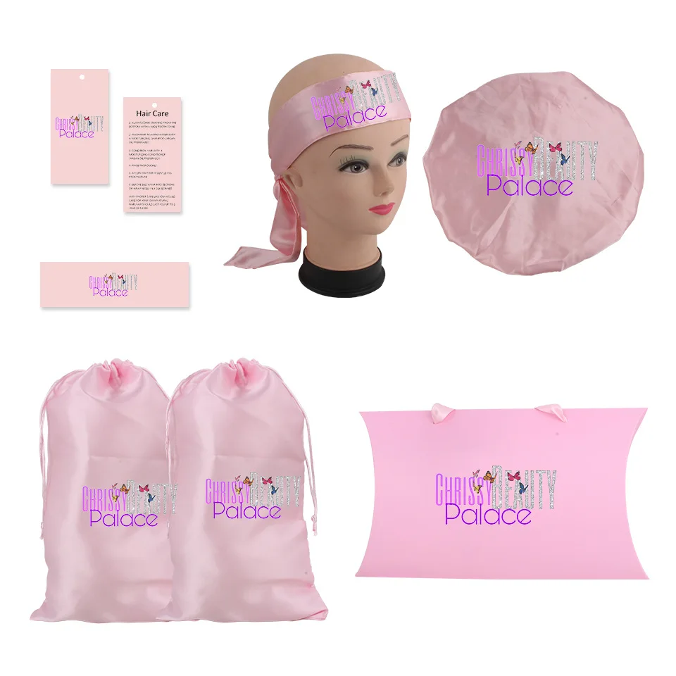 

Wholesale Double Layers Customized Waterproof Shower Cap Bath Spa Salon Cap